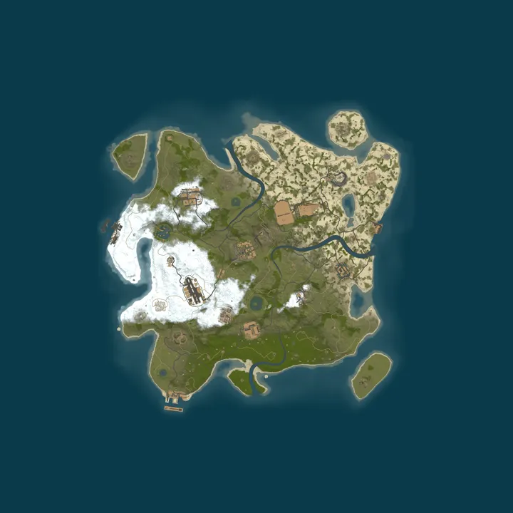 Map of [EU] Rust-France - SOLO/DUO | FULLWIPED 06/10 06.10