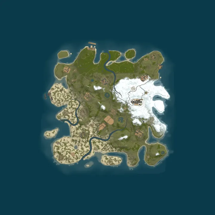 Map of [EU] RustriX [ 2x Solo/Duo/Trio ] FULLWIPE 06.10