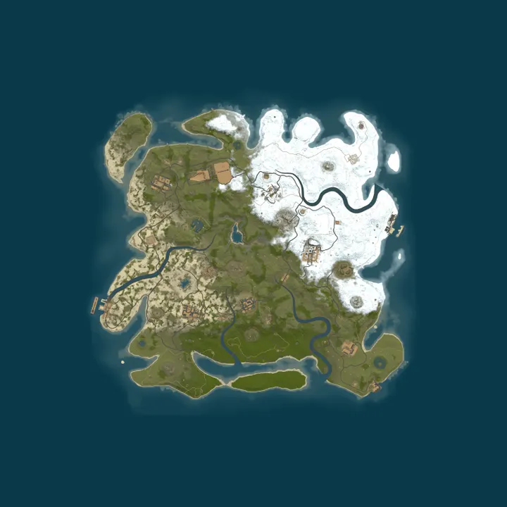 Map of Cricklewood Rust Server