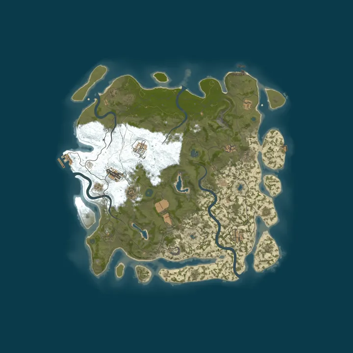 Map of Brianwryms Premium Vanilla PvE No Kos/Decay/Upkeep
