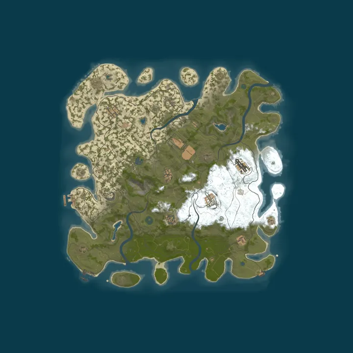 Map of Brianwryms 3x Loot Chill n Vibe PvE Free Helis Nos KOS