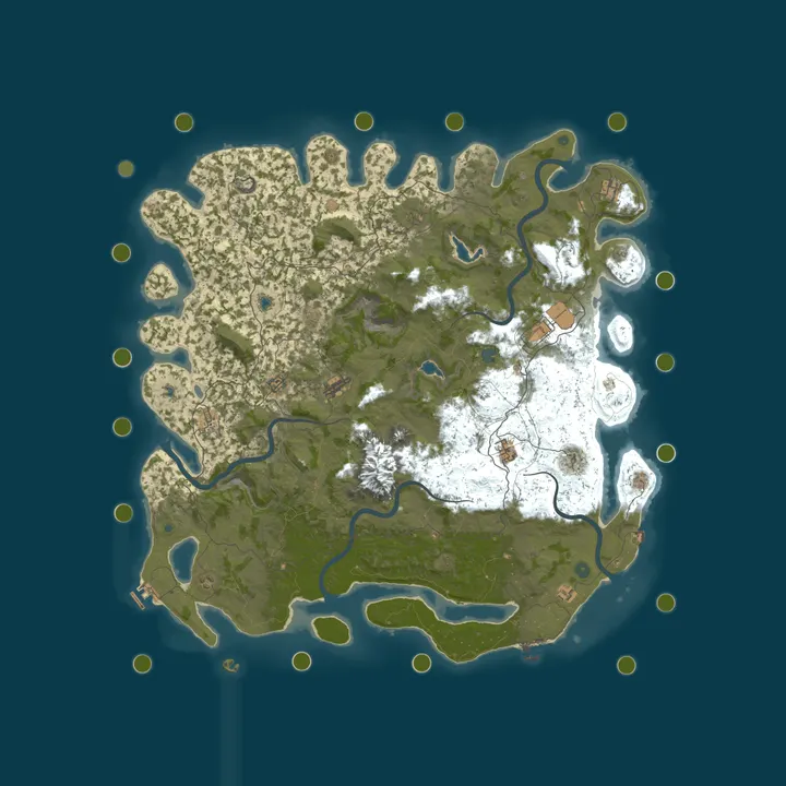 Map of Relaxed Rust - Admin Test Server