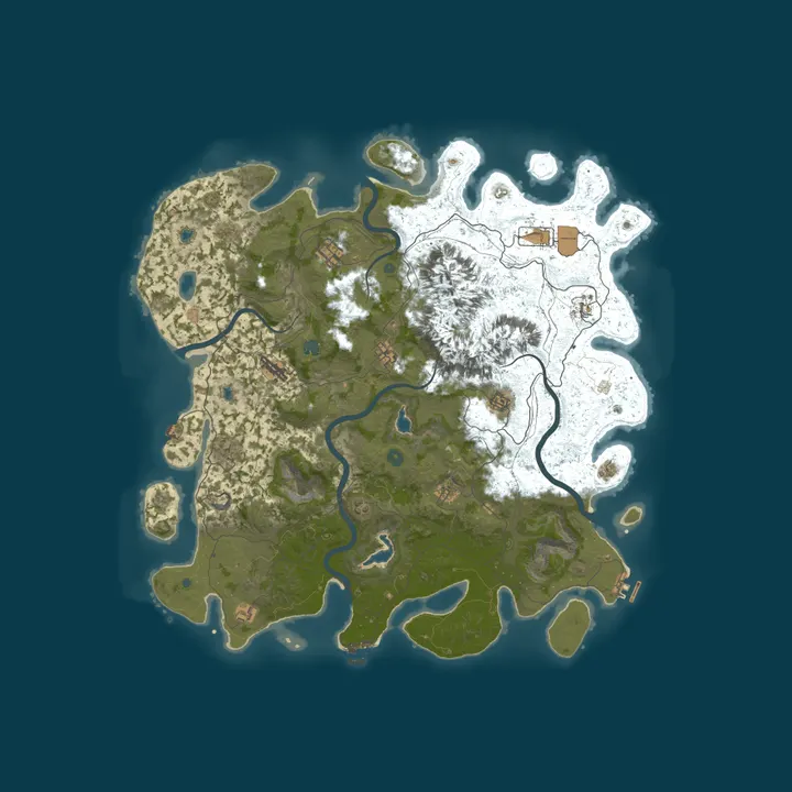 Map of No Job but Sulfur | 3x | Solo with allies allowed