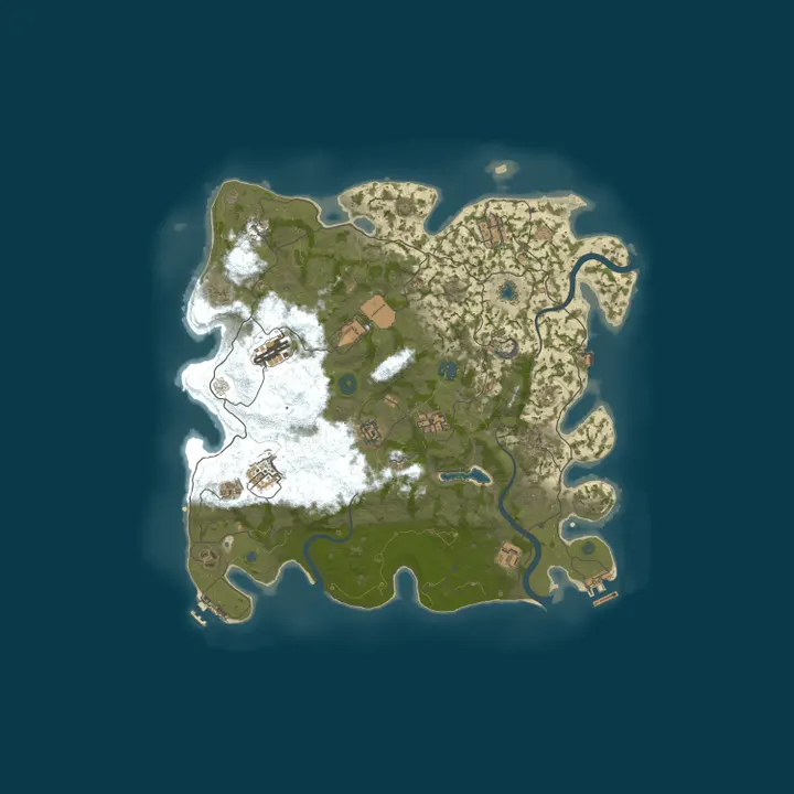 Map of Crew Rust Server