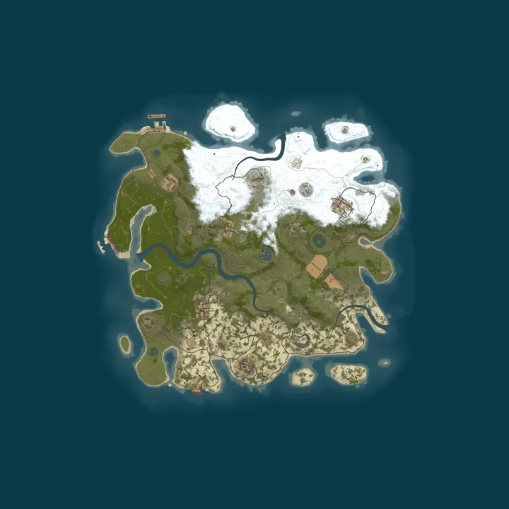 Map of Cobalt Rust EU | Solo/Duo/Trio | Vanilla+
