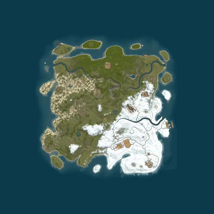 Map of Rustnilla | Bi-Weekly | Team Max 4 | 50% Upkeep | Noob Friendly