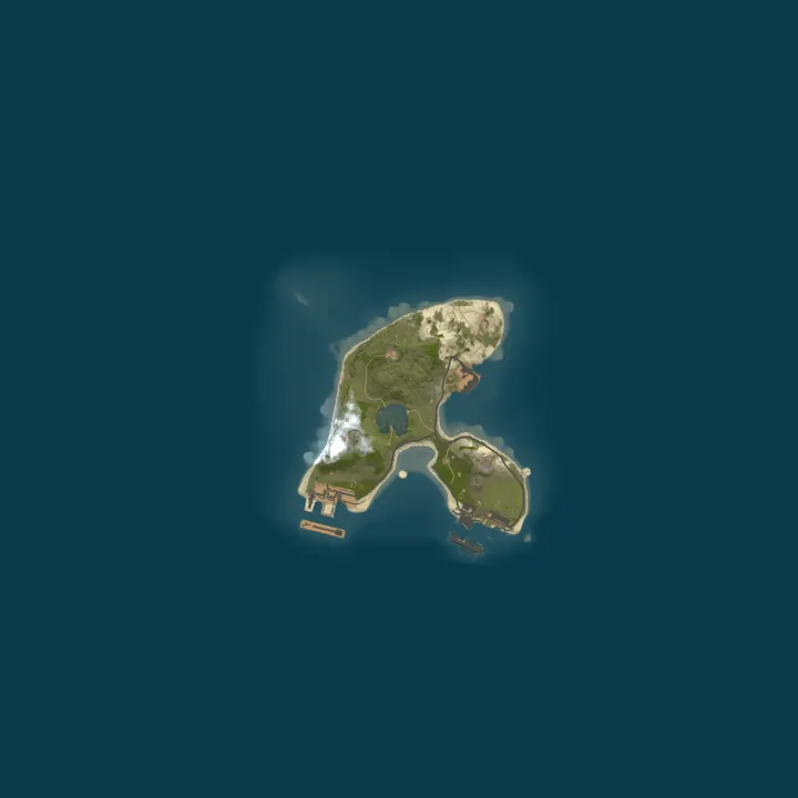 Map of A Shockbyte Rust Server