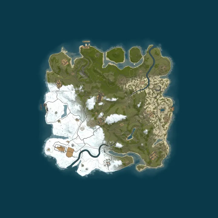 Map of СЕВЕР СИБИРИ