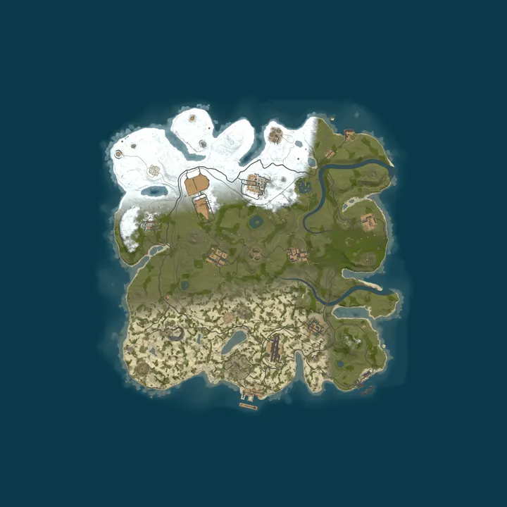 Map of НОВОСИБ | ДЛЯ НОВИЧКОВ | VANILLA