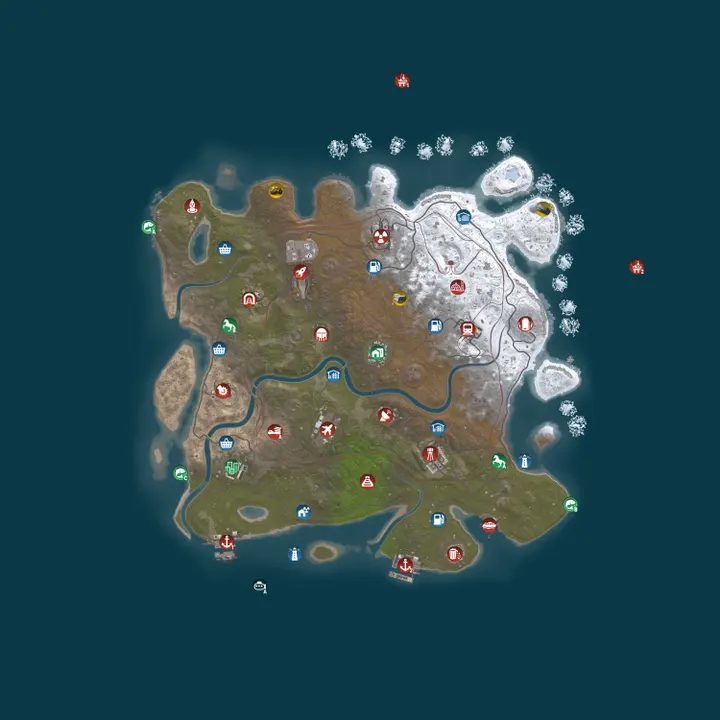 Map of Magic Rust #21 — Vanilla 2x | HOBOCИБ | Pyccкий