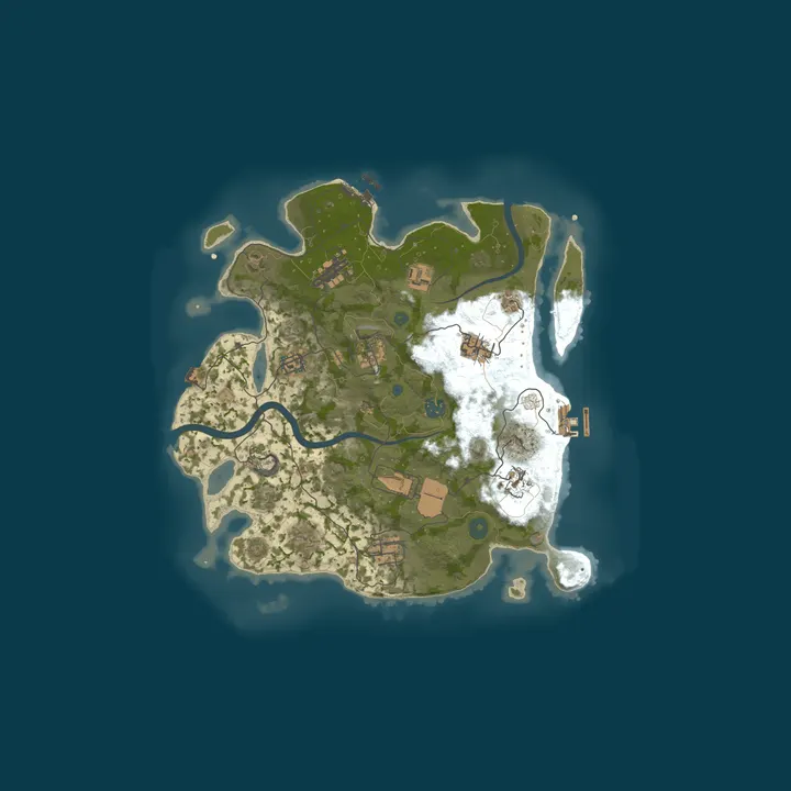 Map of РУССКИЙ #2 | СЕРВЕР НОВИЧКОВ | 2X VANILLA
