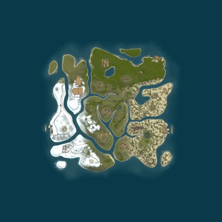 Map of [#02中国官方PVE]100倍|死亡不掉|物资可跨服|自动