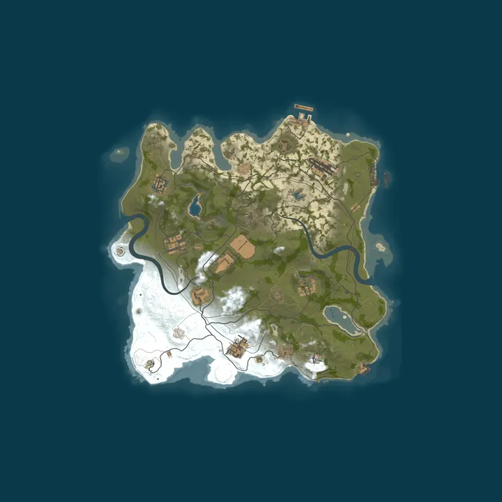 Map of US Vex.gg 5x Solo/Duo|Shared BPs|Kits|TPhome|Noob Friendly|10x5