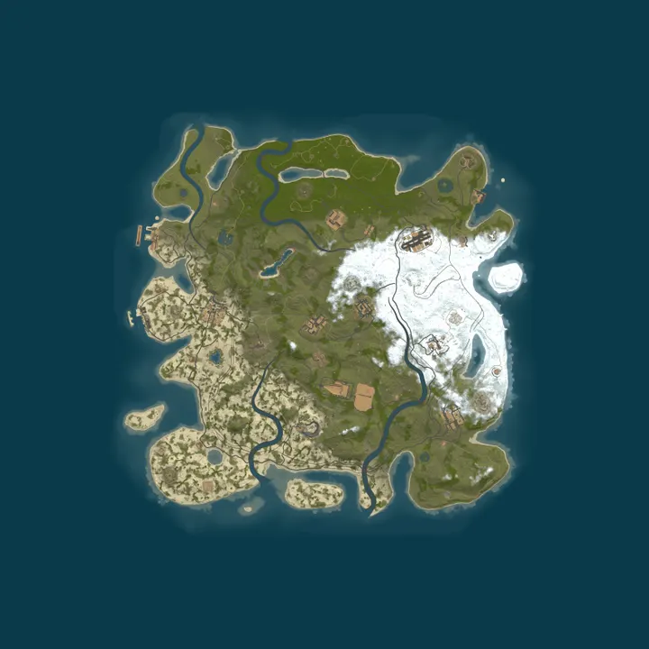 Map of AJ's Rustfunia PvE - Learn to Fly