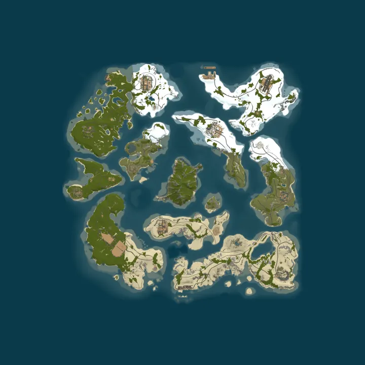 Map of Rust Server - Pinehosting.com