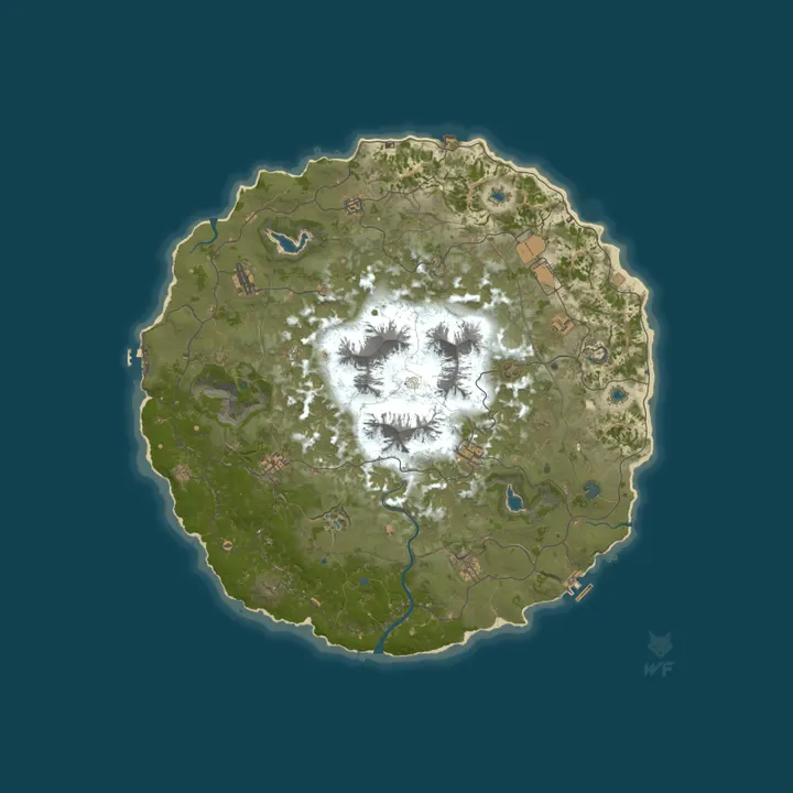 Map of The Wooden Shrimp - PVE - No Killing/Stealing/Raiding
