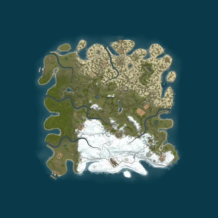 Map of Rusty Pirates | No Decay | Monthly | No BP Wipes
