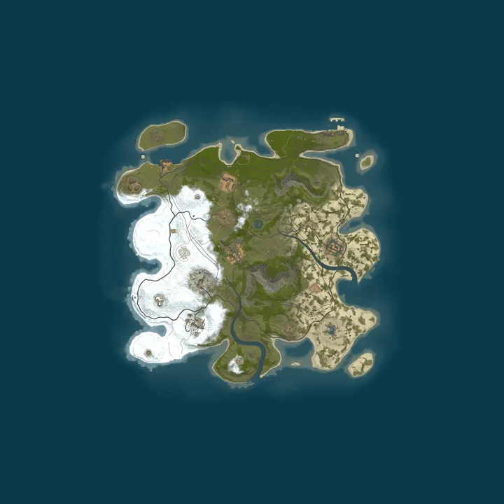 Map of MIGHTYRUST.GG|Small|Monthly|Low Upkeep