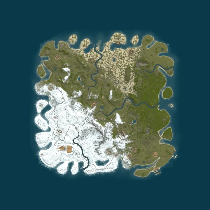 Map of OGG TexasRegulators SOLO/DUO/TRIO | Monthly Vanilla
