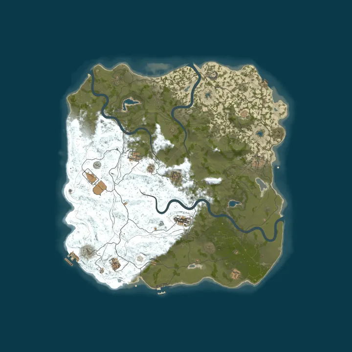 Map of Rust Arena - EU 2X Weekly (Friday) | Vanilla+
