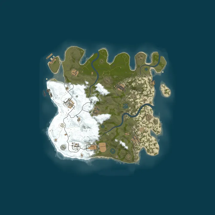 Map of RUSTIGY PVE - Night Zombies | Skill Tree | Events