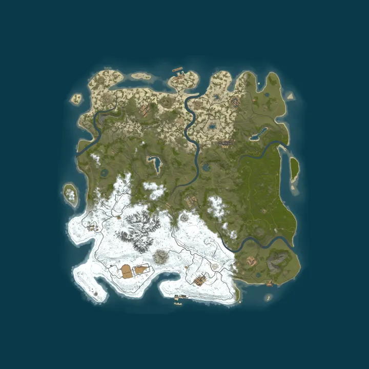Map of Rust Killing fields