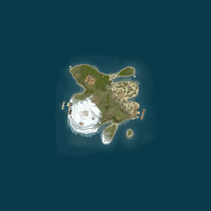 Map of A Shockbyte Rust Server