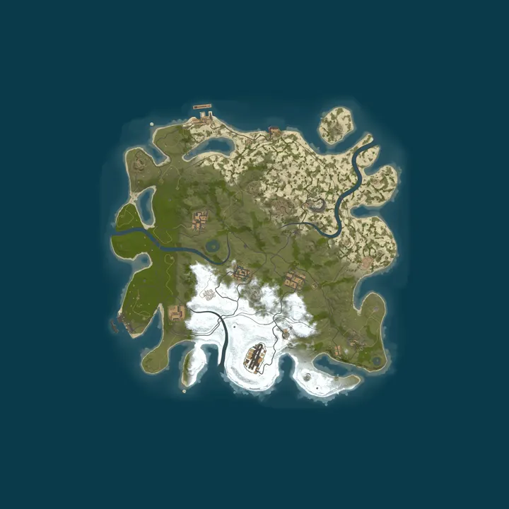 Map of Rustify.com 2x Solo/Duo/Trio