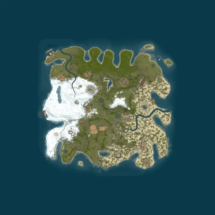 Map of [EU] Rust Deadlands Solo/Duo