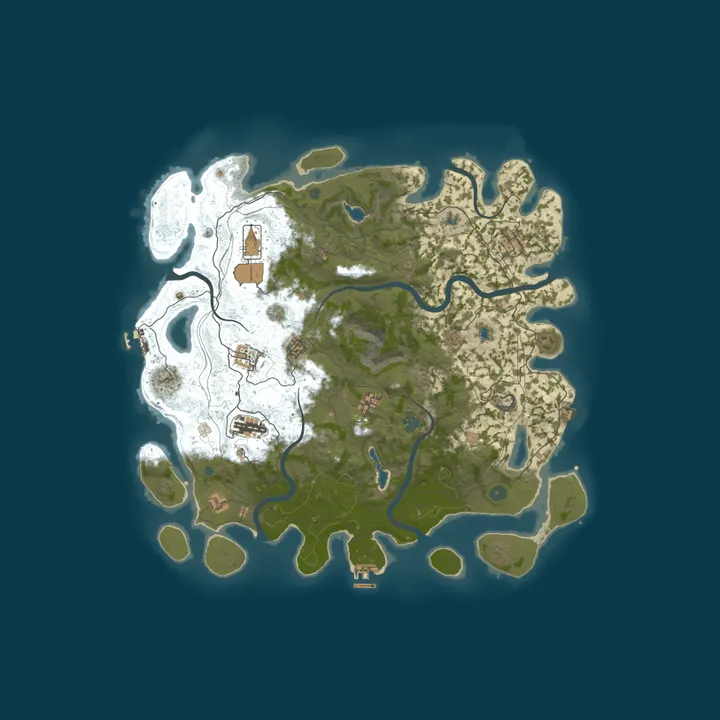 Map of Wonkuks Rust server