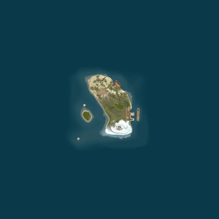 Map of A Shockbyte Rust Server
