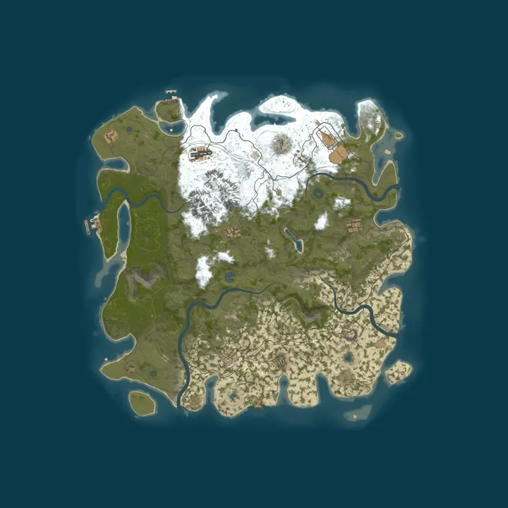 Map of Rusters Paradise