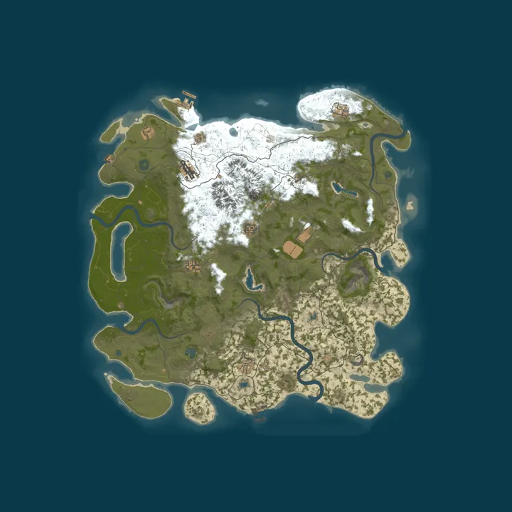 Map of Raiderfans (PVE ONLY) Server