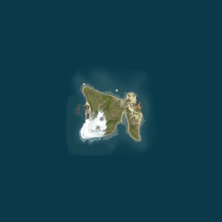Map of A Shockbyte Rust Server