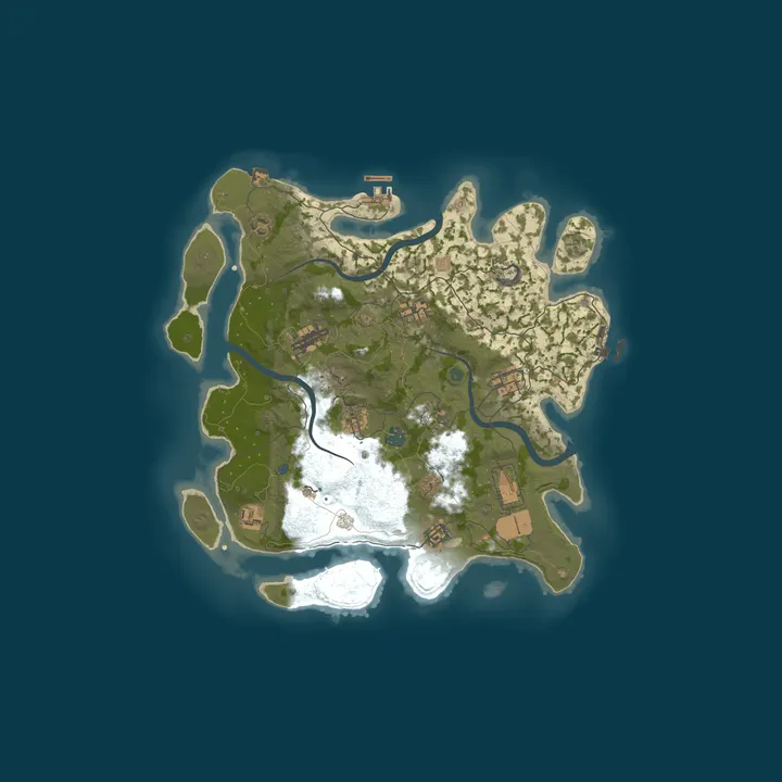Map of RUST PVE [RU] CLOSED BETA