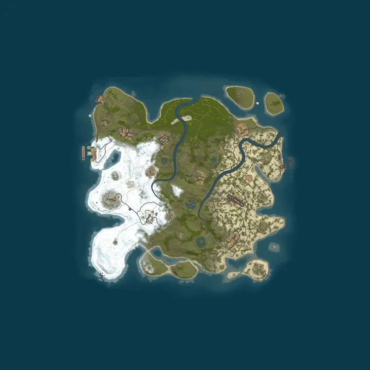 Map of BOBER RUST | 3X LOOT | 4 MAX | MODDED | EU