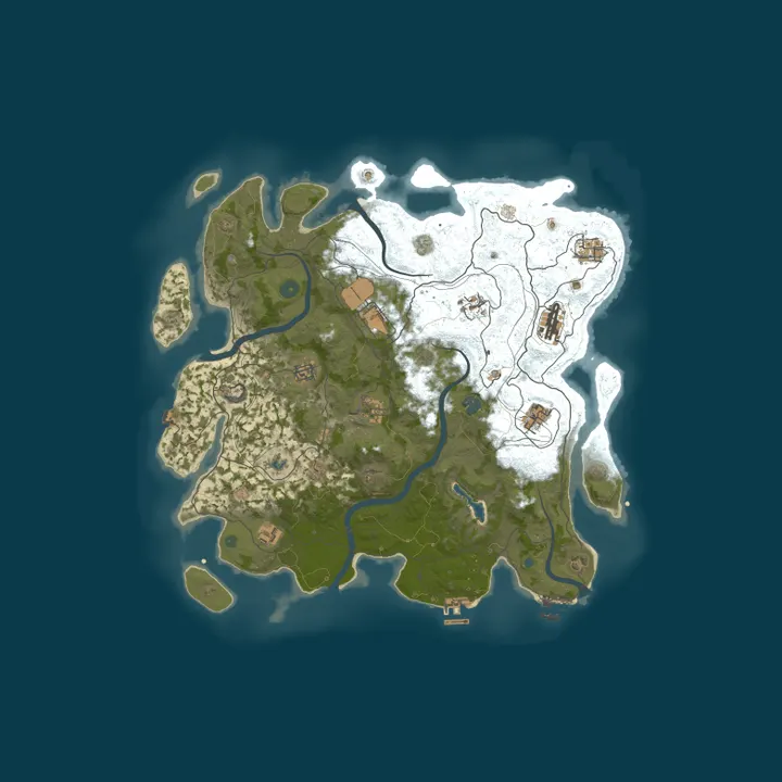 Map of [EU] Grimlands.eu - PVE | Monthly