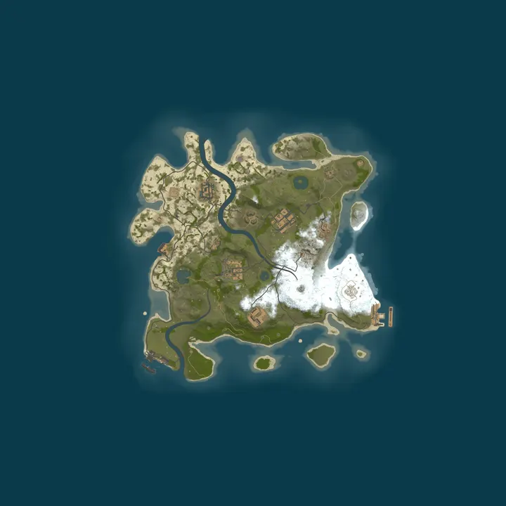Map of [PVE] Degenerachos 1.5x | SkillTree | RaidableBases