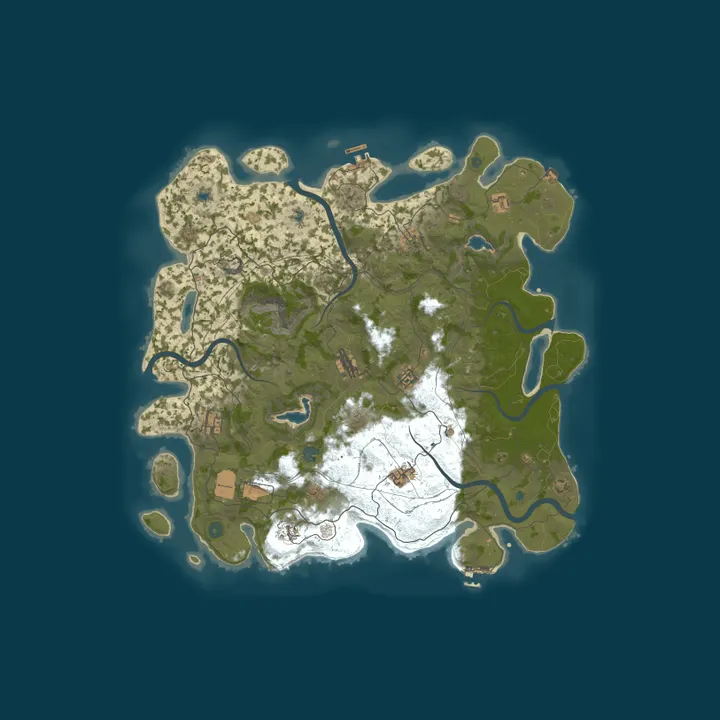 Map of Envious Rust 10x Solo Duo Trio