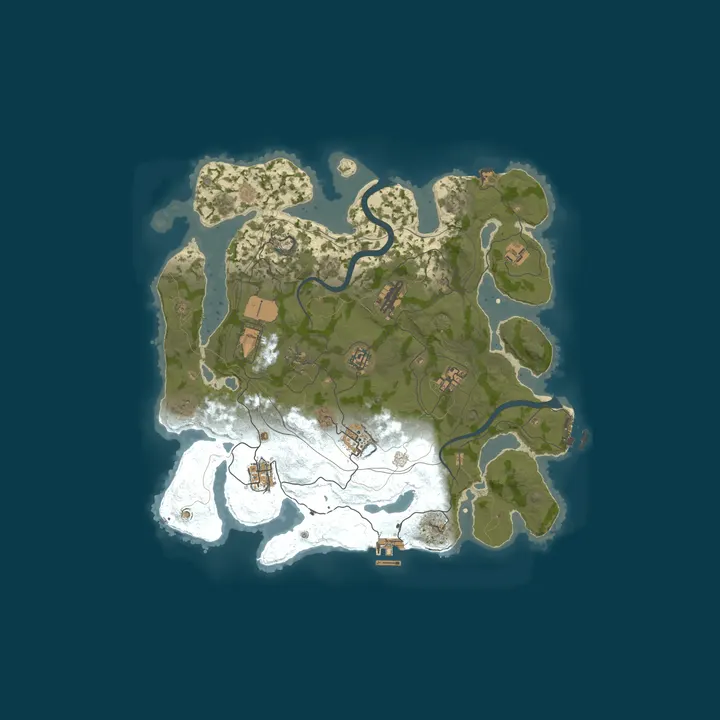 Map of A Rust Server