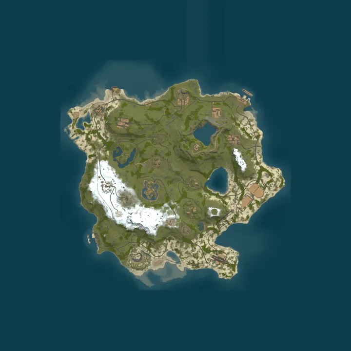 Map of Rustoholics PvE - No Upkeep | Zombies | Events | Raids | Quests