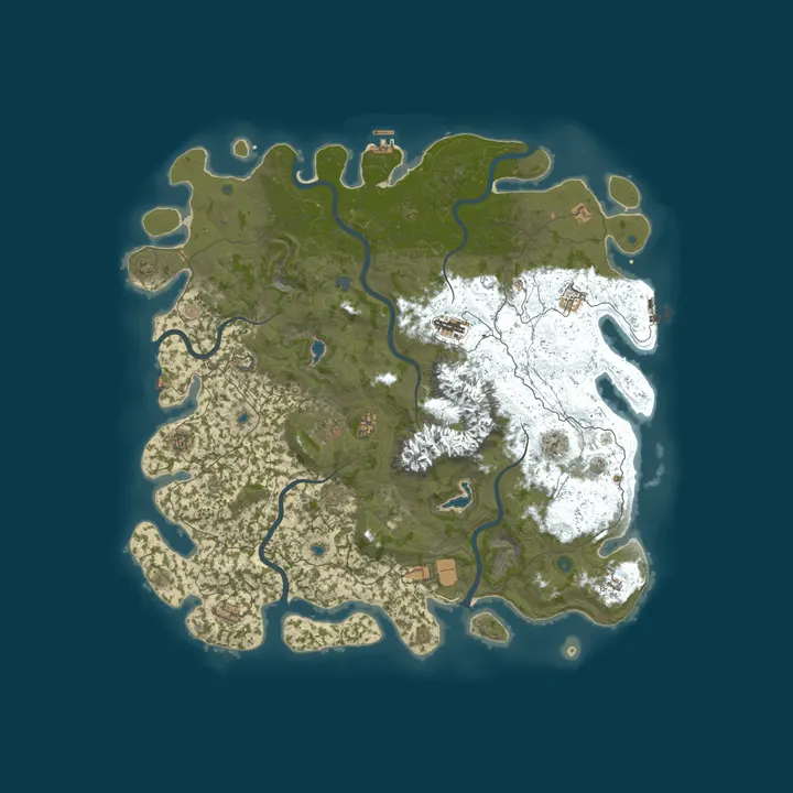 Map of guille el capo