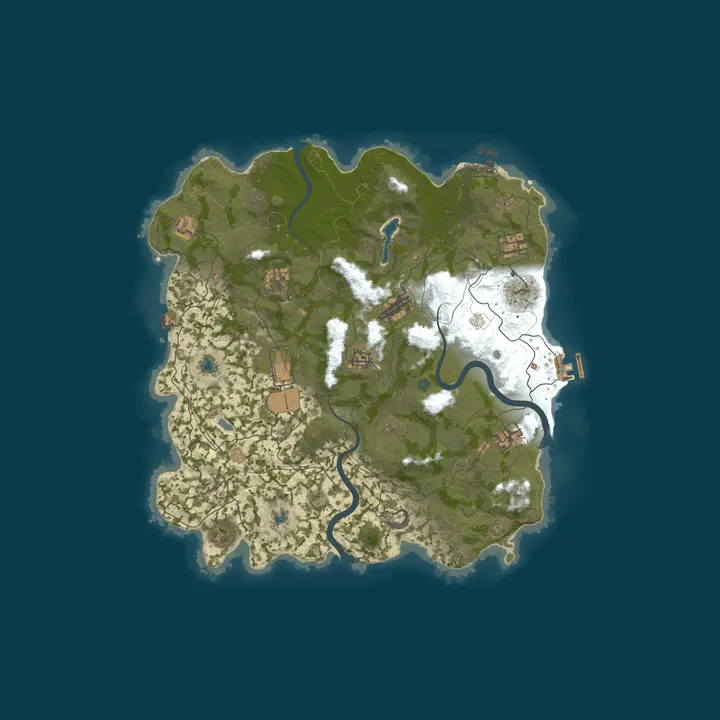 Map of EU RustLife.net | Solo/Duo | Fridays | Noob Friendly