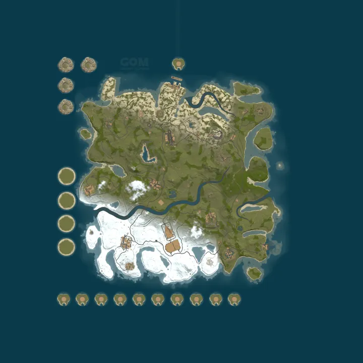Map of EU GOM 5x Monthly PVE/With PURGE Grumpy Old Man |Kits|Skins|Bac