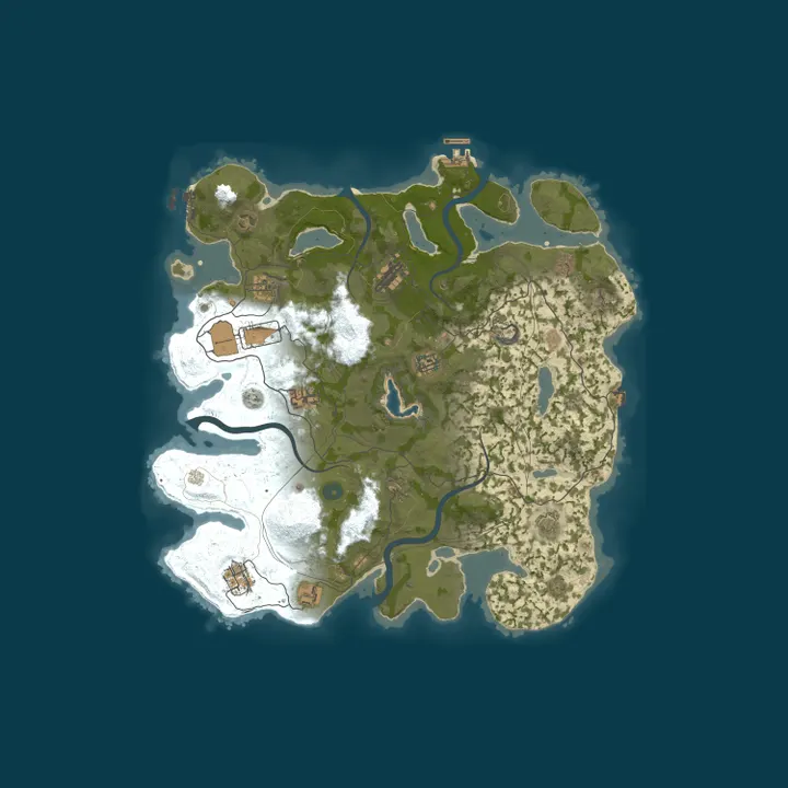 Map of [EU] RustNRelax 3x Solo/Duo | Monthly | No BP Wipes | Wiped 01/