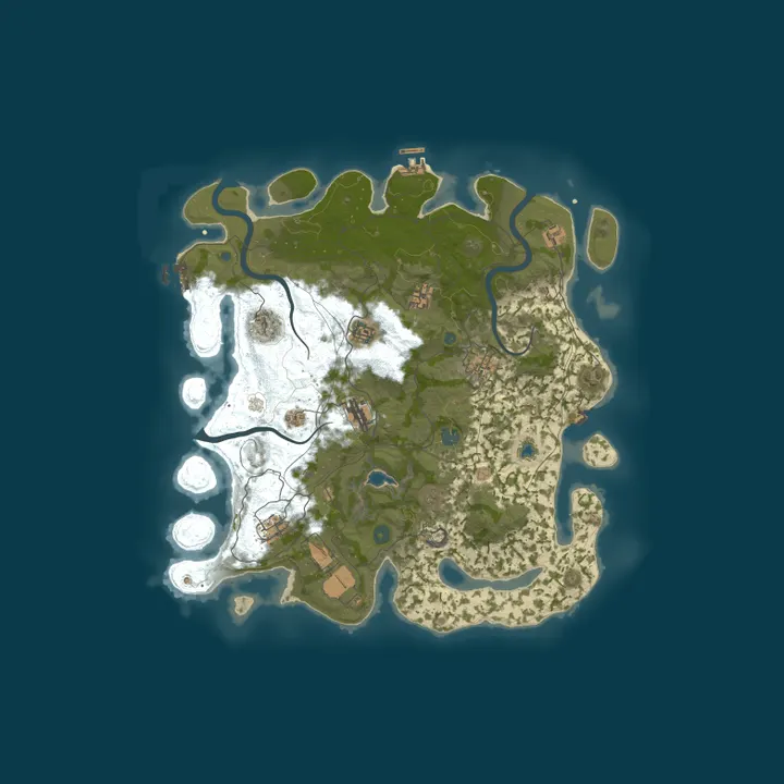 Map of [UK/EU] Rusty BulletHole Vanilla Solo/Duo Monthly