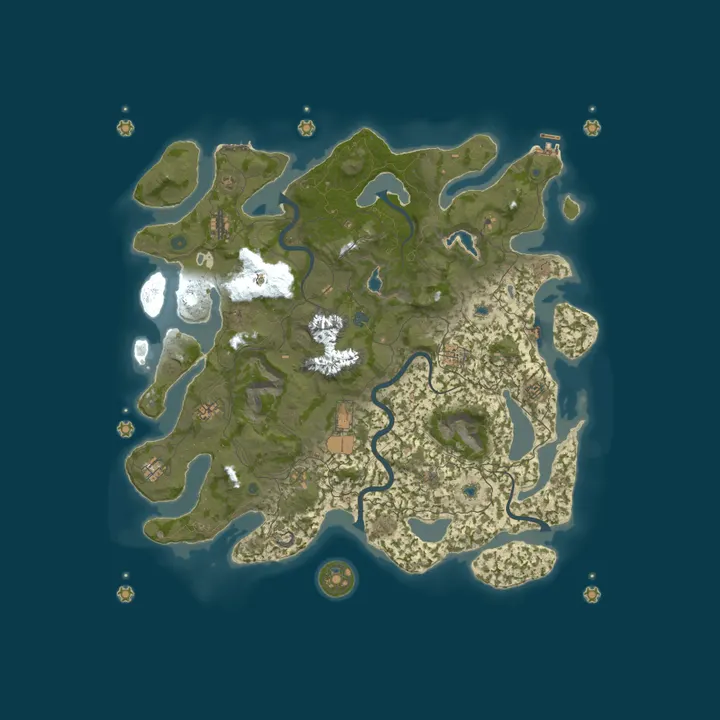 Map of ZOMBZ 2X PvE • Custom Raids, NPCs & Bosses|Events|SkillTree|E