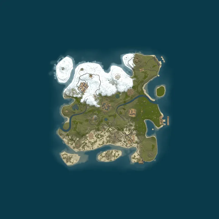 Map of A Rust Server