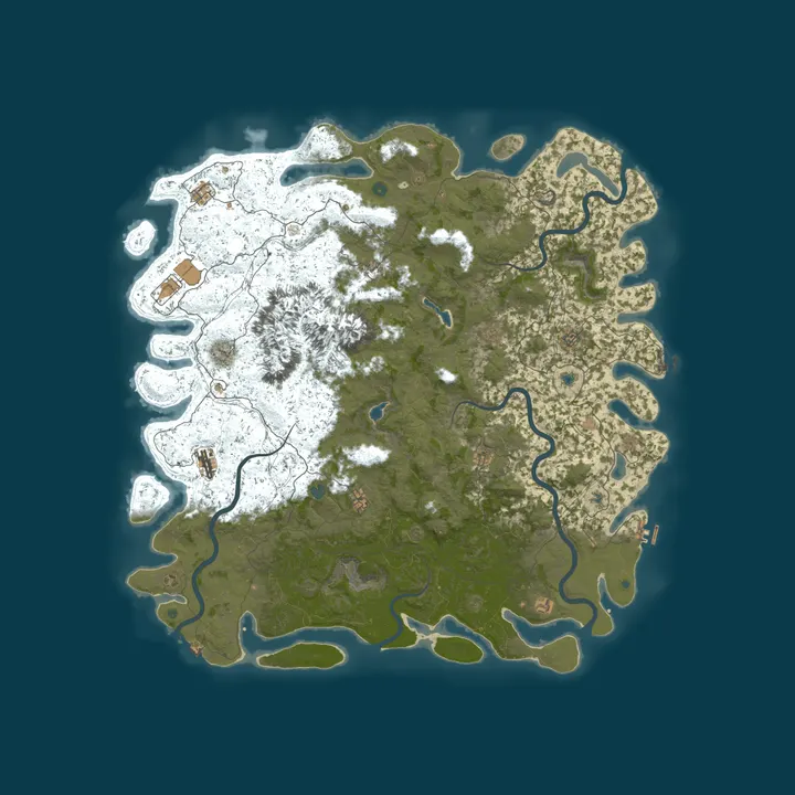 Map of 10/2 Vengeance | Solo/Duo/Trio | RaidableBases/NoDecay/PVP