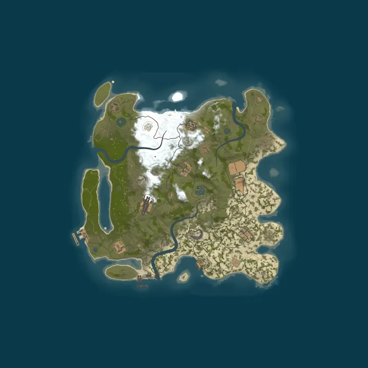 Map of [US] Hardcore Haven 3X | Loot++/Shop/Clan/Instant | BiWeekly